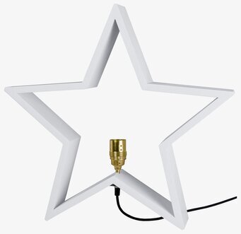 Bild av dekorativ ljusinstallation med stjärndesign