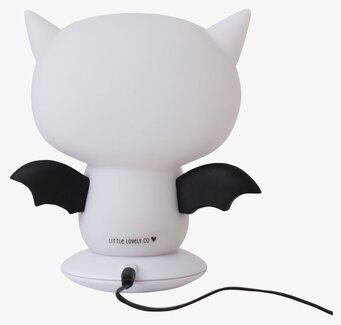 Bild av unik fladdermusformad nattlampa med vingar