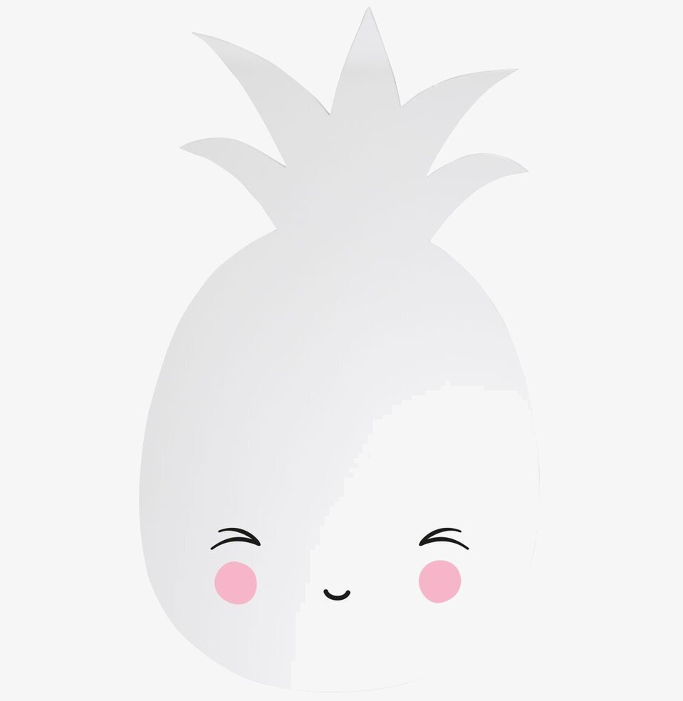 Spegel Pineapple från A Little Lovely Company, ananasformad