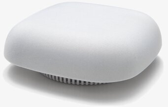 Bild av stilren och funktionell brandvarnare i ljusgrått