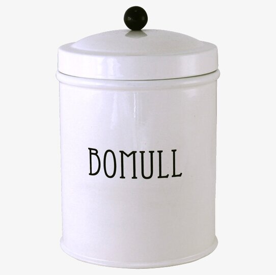 Bild på stilren plåtburk för praktisk och snygg förvaring