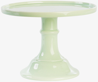 Bild av pastellgrönt tårtfat med elegant design