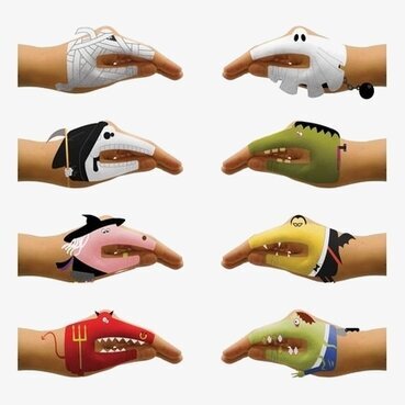 Handtatueringar Otäcka från Worldwide co, åtta mönster