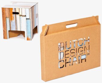 Bild av rustik och modern pall med kreativ design