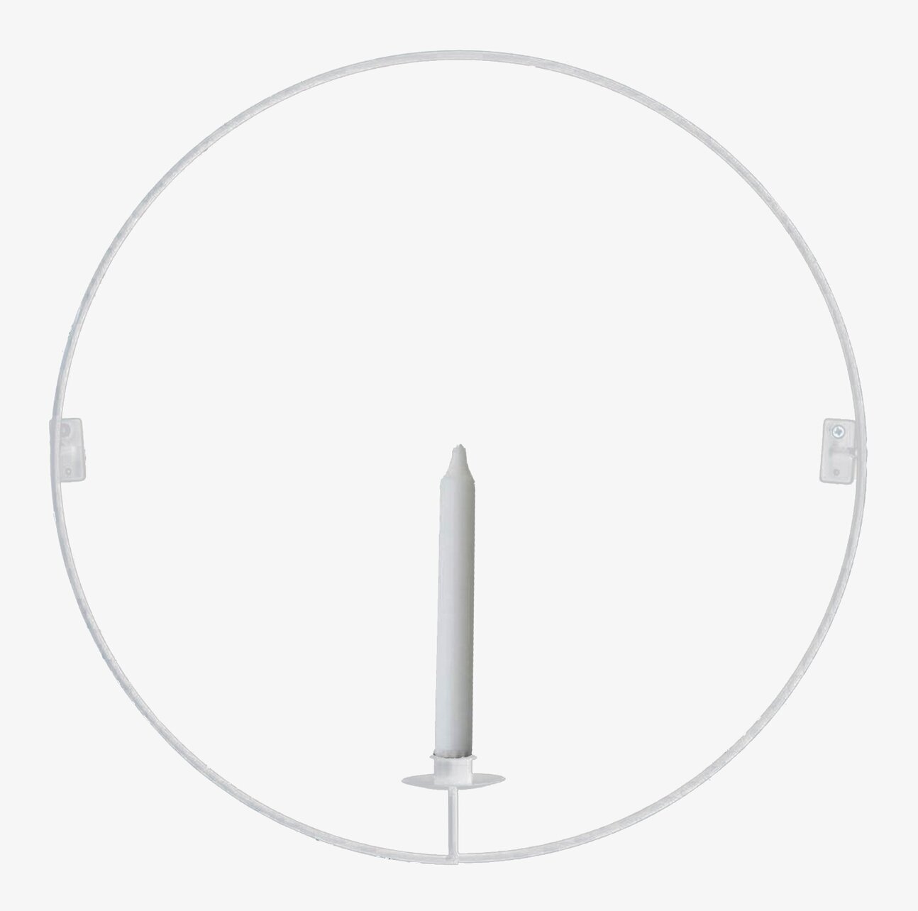 Bild av elegant ljusring för väggdekoration hemma