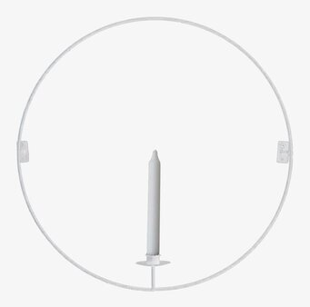 Bild av elegant ljusring för väggdekoration hemma