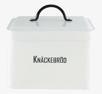 Bild av charmig plåtburk för knäckebrödsförvaring