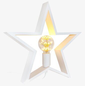 Bild av en dekorativ ljusskulptur i form av stjärna