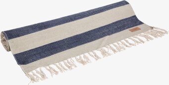 Bild av randig matta med stilren och harmonisk design