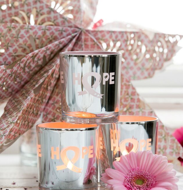 Hope - Rosa Bandet - Majas Cottage ljuslyktor från Majas Cottage