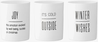 Bild på tre stilrena ljuslyktor i minimalistisk design