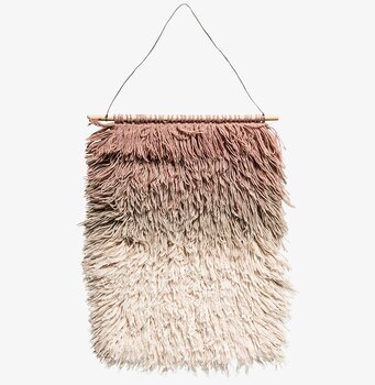 Bild av väggbonad med rosa färggradient och textur