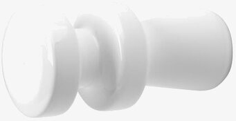 Bild av stilren och funktionell väggknopp i vit design