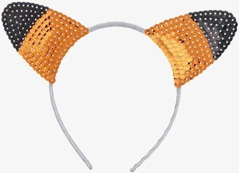 Bild av diadem med paljetter och färgglada detaljer