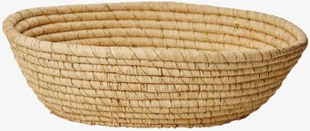 Foto av elegant och mångsidig brödkorg för hemmet