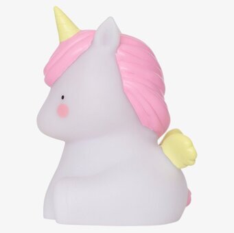 Bild av förtjusande nattlampa med enhörningsdesign