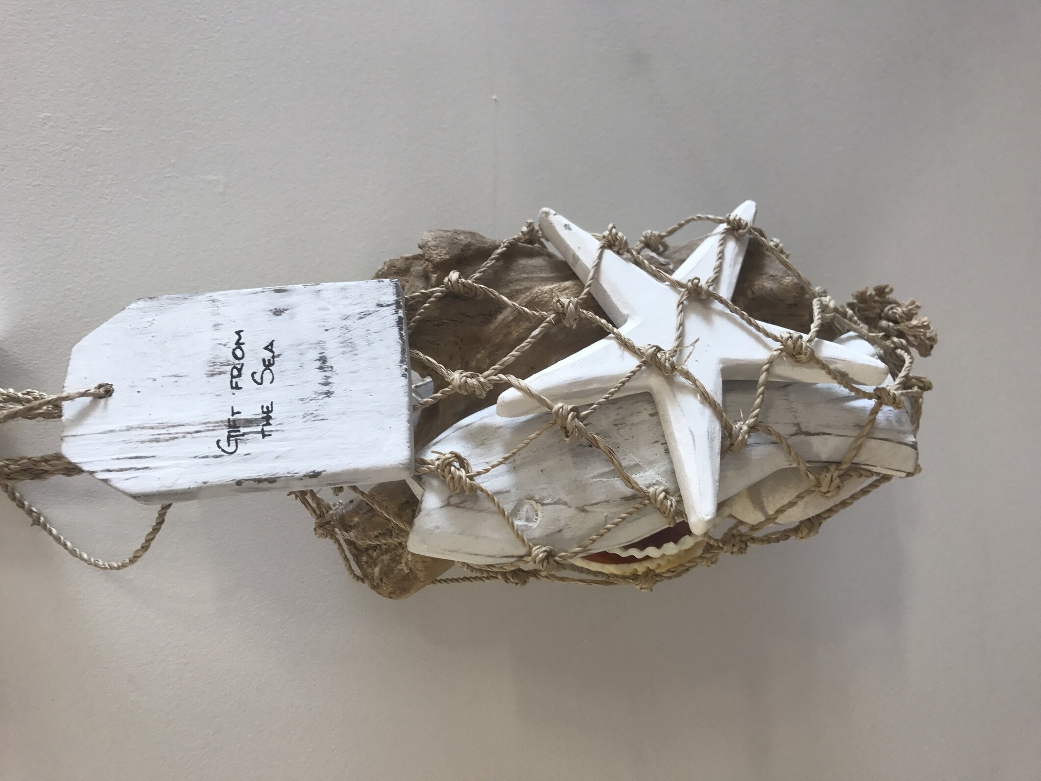 Nät Med Snäckor & Pinnar från Different Design, marint tema