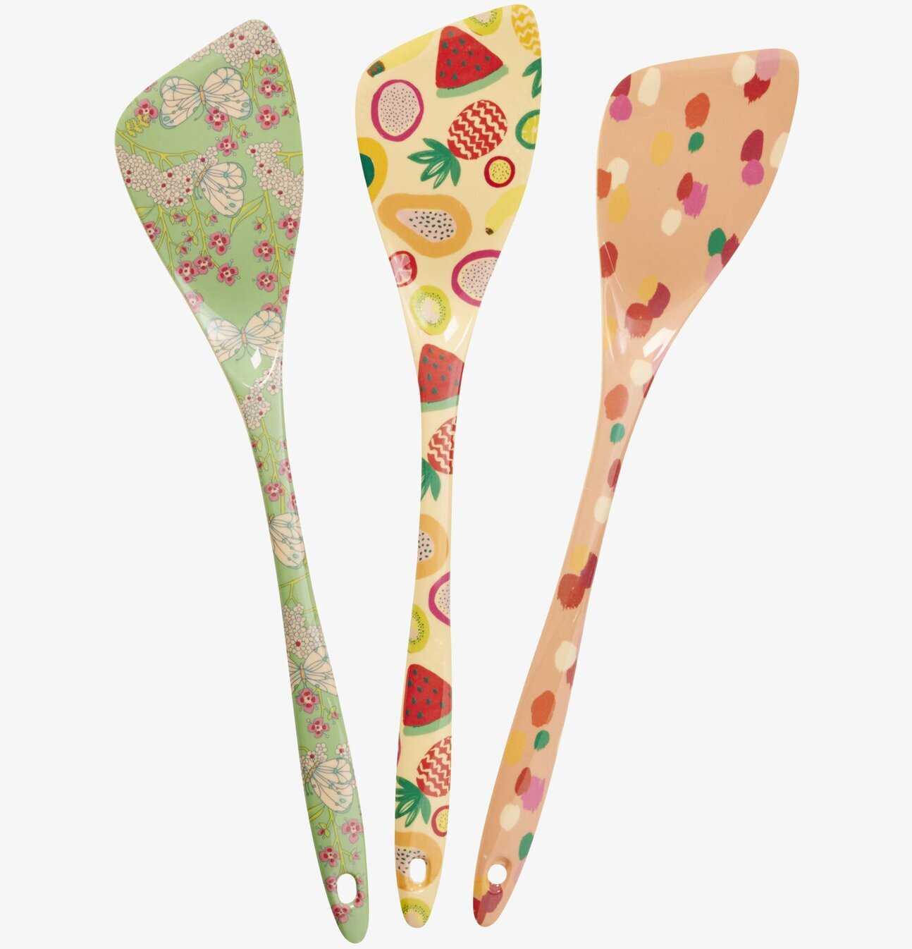 Stekspade - Today Is Fun från Rice i tre färgglada mönster