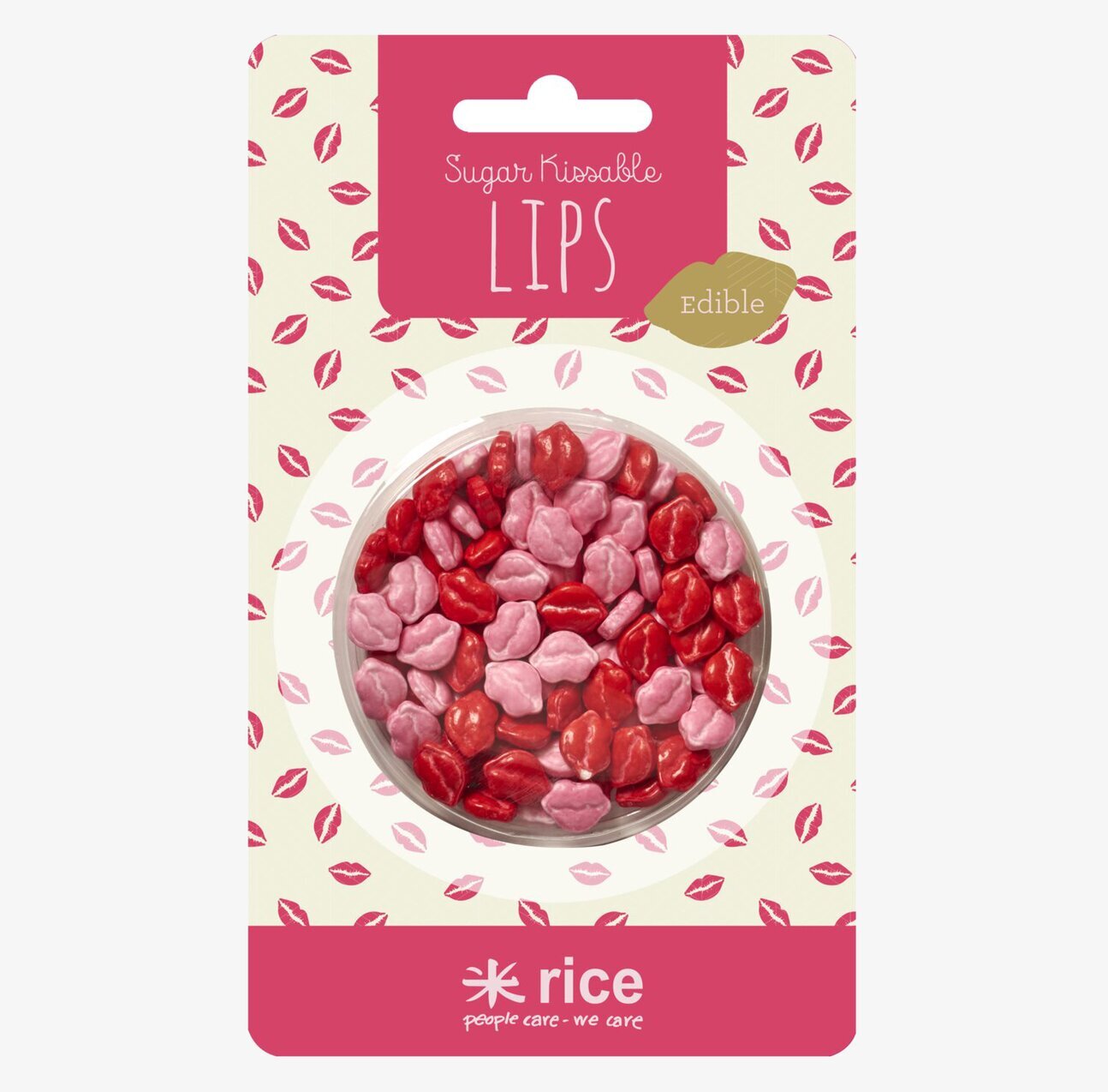 Baktillbehör Sugar Lips från Rice i färgglad förpackning