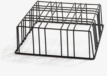 Bild av elegant och funktionell svart gallerdesign