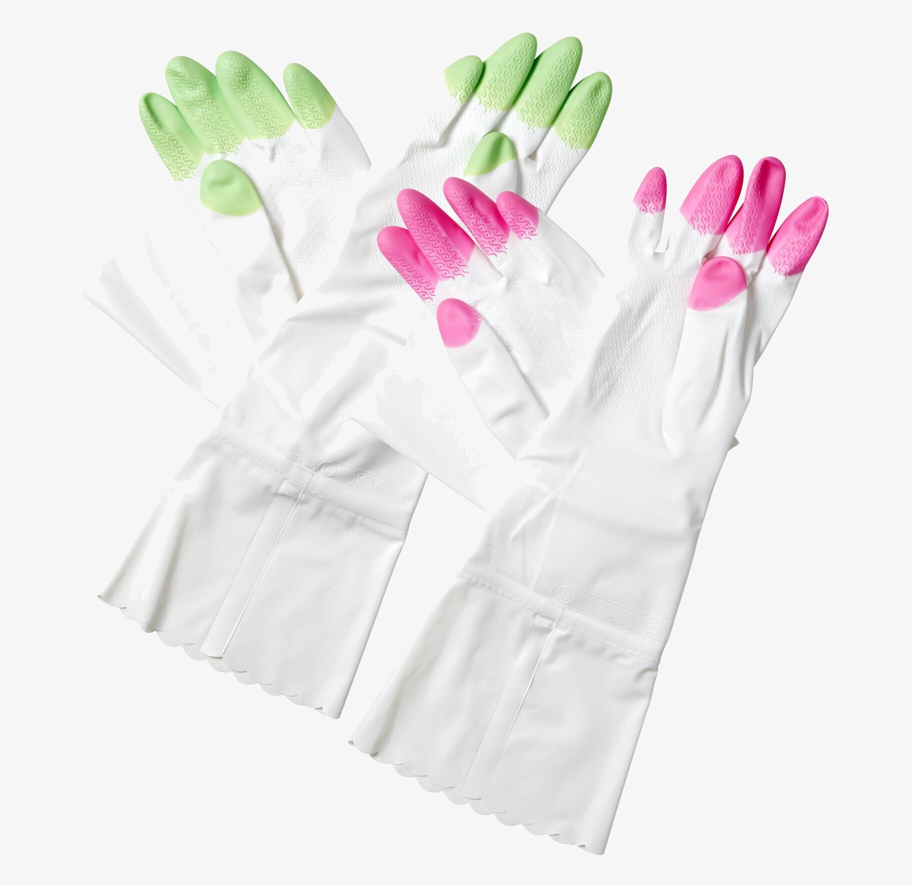 Diskhandskar från Rice med färgglada fingertoppar