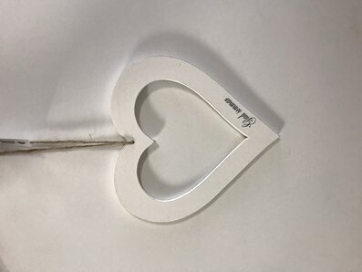 Bild av dekorativt hjärta med stilren och enkel design