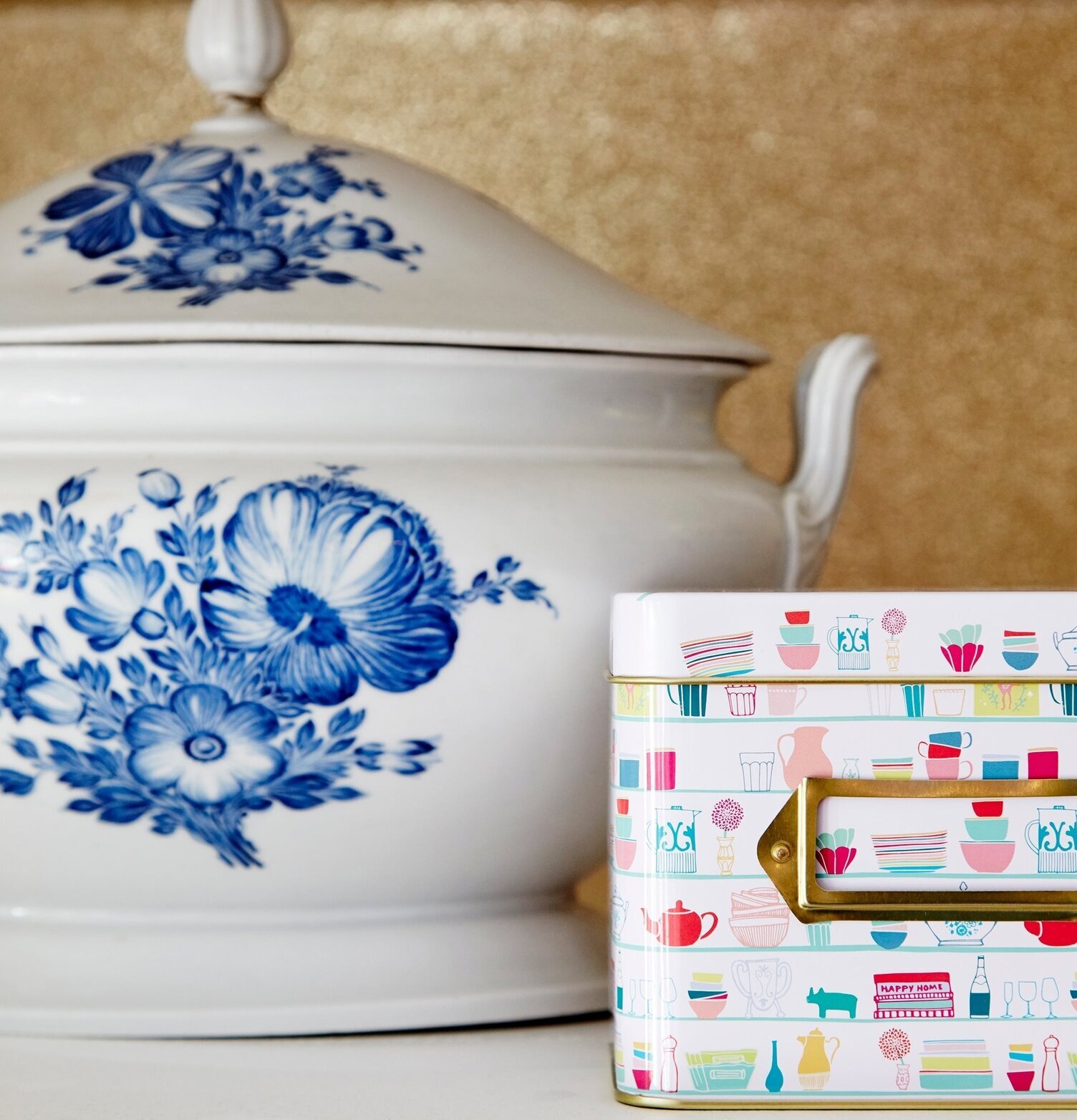 Receptbox Cupboard Print från Rice, färgglad och praktisk