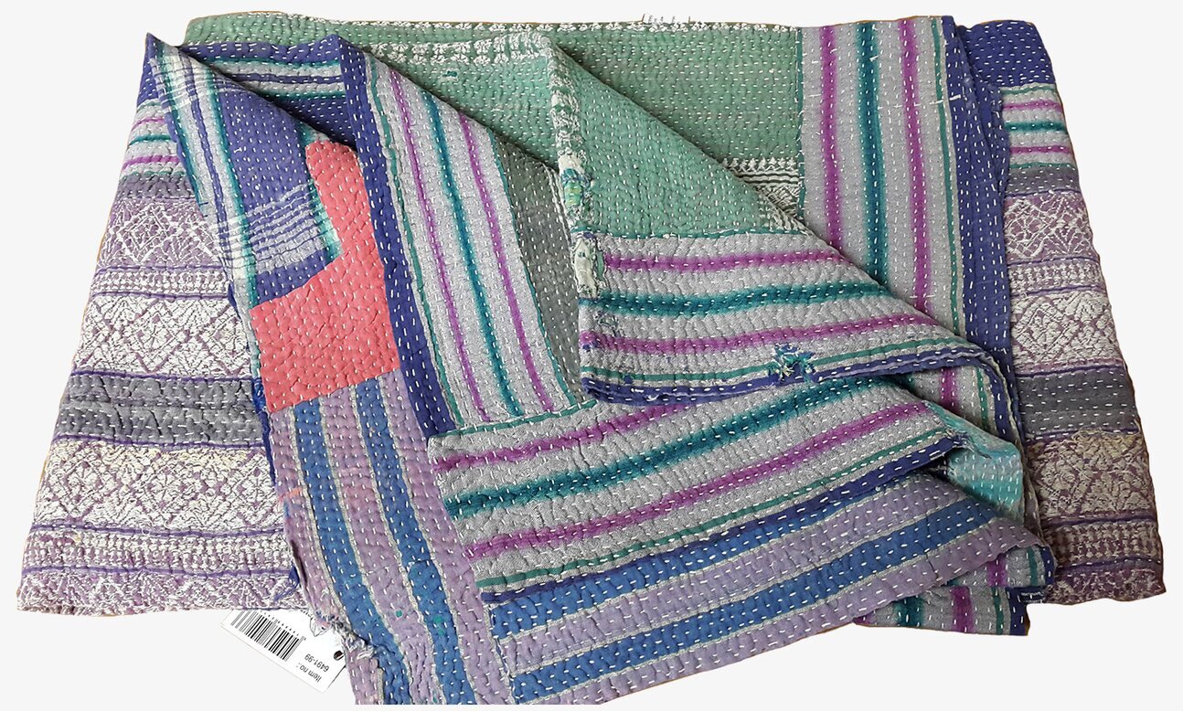 Pläd Sari - IB Laursen, färgstark och mönstrad pläd