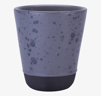 Bild av grå termomugg med unik design och funktion