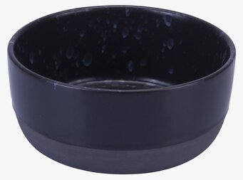 Bild av elegant och funktionell stengodsskål i svart