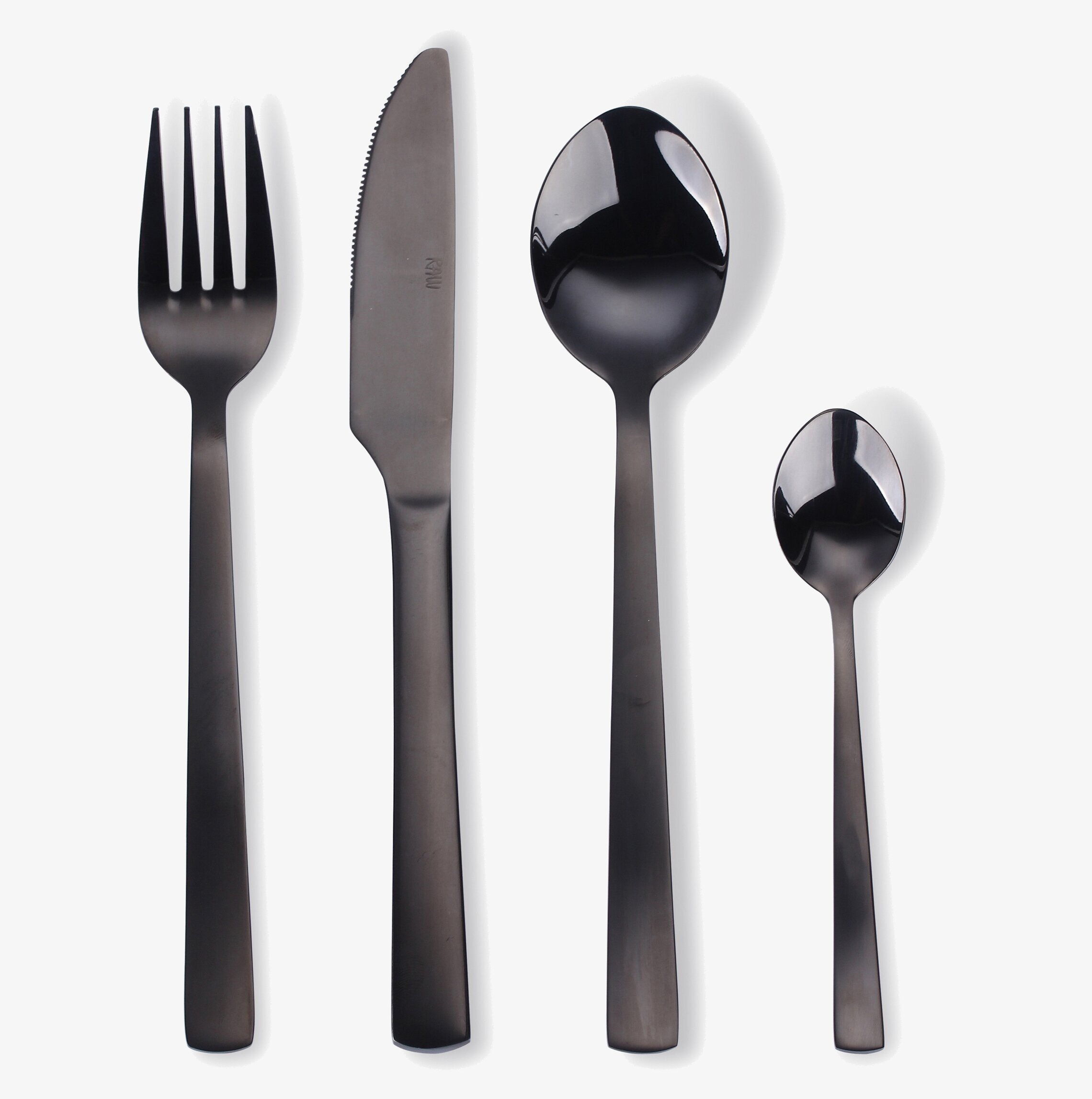 Bestickset RAW Svart från varumärket Raw, fyra delar