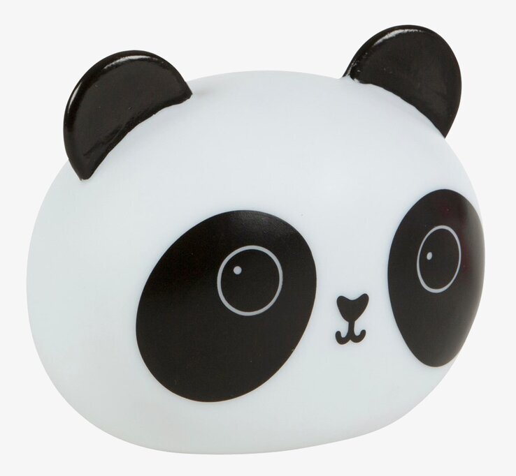 Nattlampa Panda Kawaii från Sass & Belle på vit bakgrund