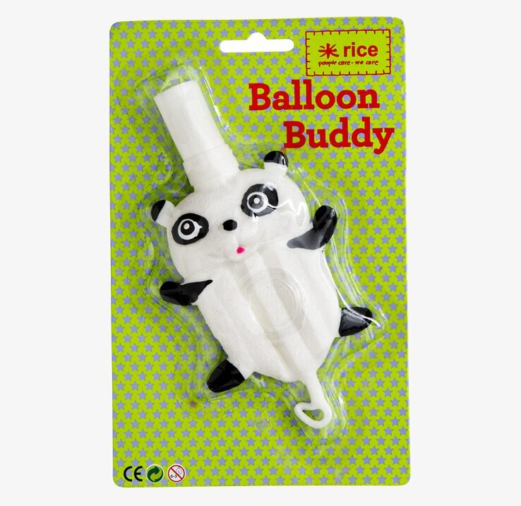 Bild av lekfull och färgglad förpackning med pandafigur