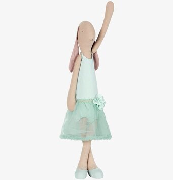 Bild av charmig tygkanin i mintgrön ballerinaoutfit