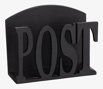 Bild av stilrent svart postfack med funktionell design