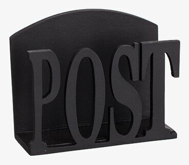 Bild av stilrent svart postfack med funktionell design