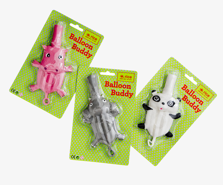 Ballongboll Panda från Rice, uppblåsbar leksak för barn