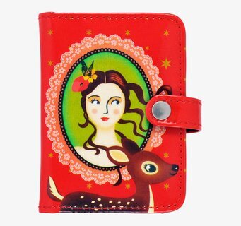 Bild av färgglad korthållare med unik design och detaljer