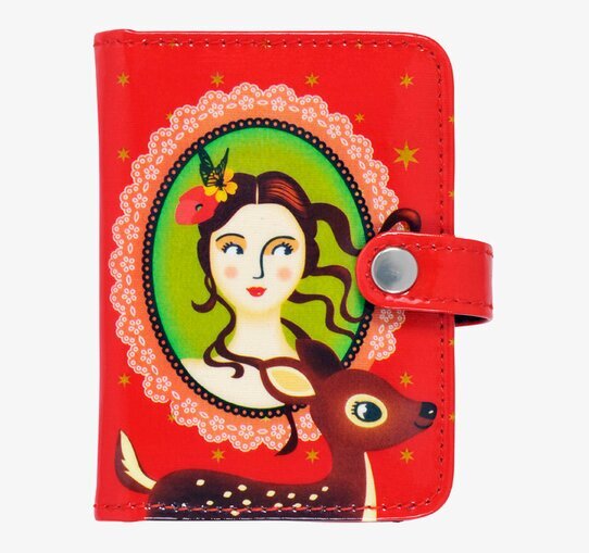 Bild av färgglad korthållare med unik design och detaljer