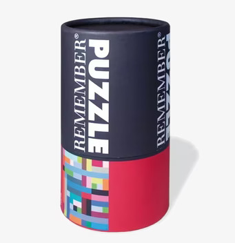 Bild av smakfullt designad förpackning i cylinderform