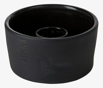 Bild av stilren och funktionell ljusskål i mörkgrått