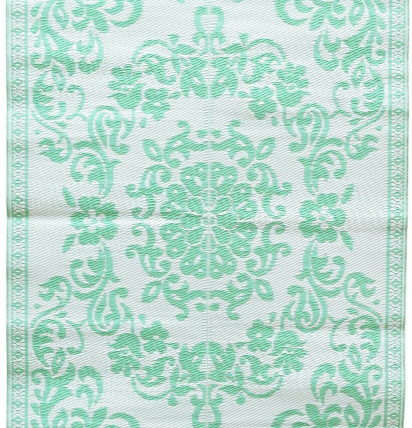 Matta Circle Flower Design Medium från Rice med blommönster