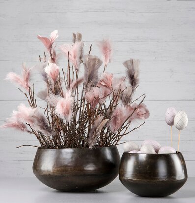 Foto av elegant blomsterarrangemang och dekorationer