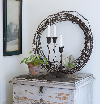 Foto: Rustik och vintage inredning med charmig detalj