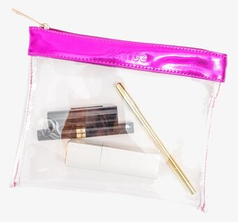 Bild av transparent förvaringspåse med dragkedja