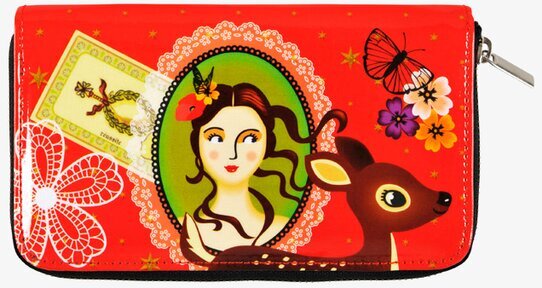 Plånbok Ma bonne étoile från Derriére la porte i rött