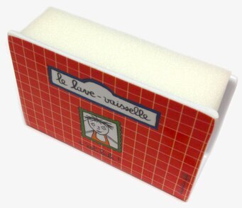 Bild av dekorativ och praktisk röd disksvamphållare