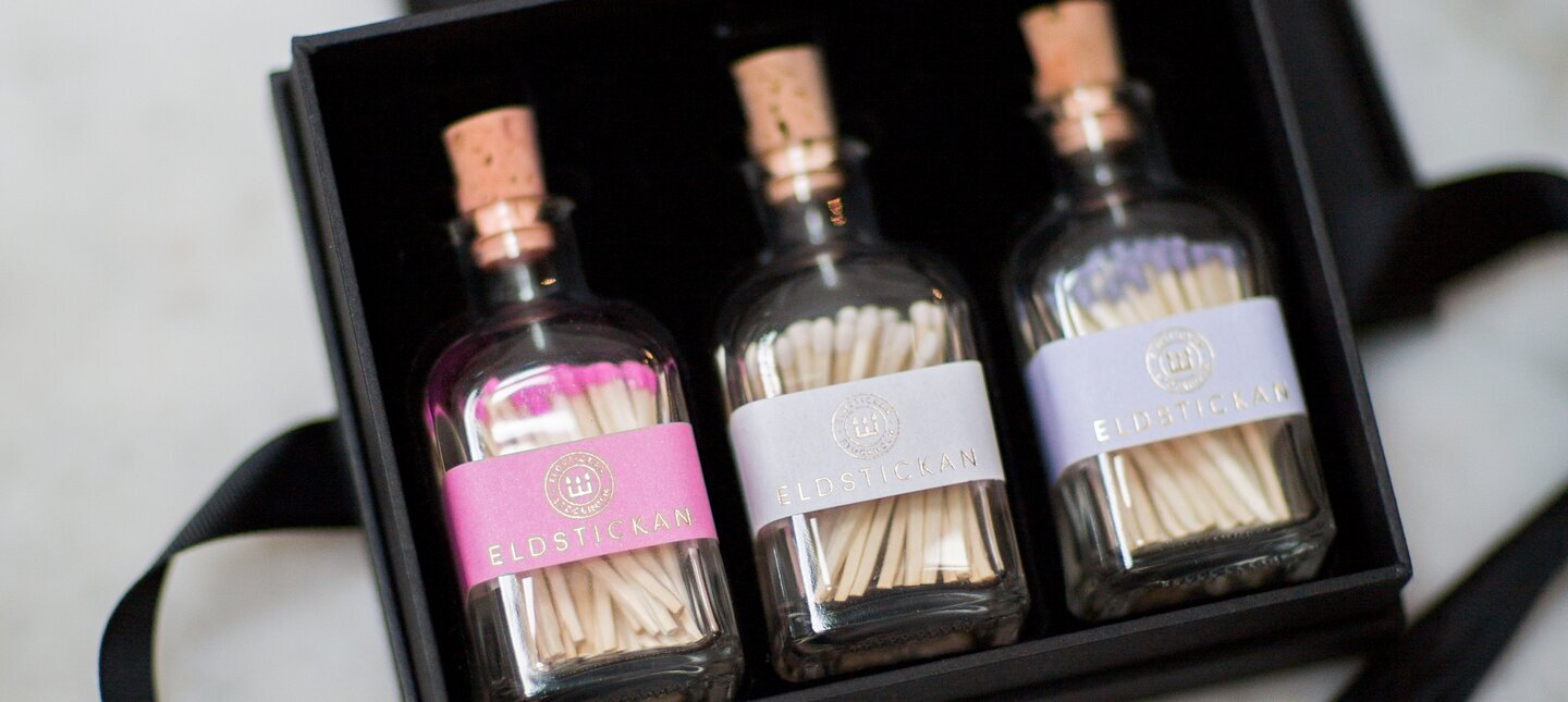 Presentbox Eldstickan (tom) Tändstickor Övrig prydnad/dekoration för inredning innemiljö