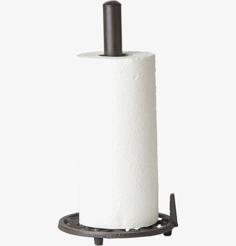 Bild av rustik pappershållare i gjutjärn för köket