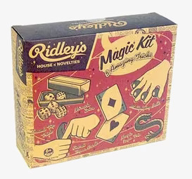 Bild av färgglad förpackning med magiska trick